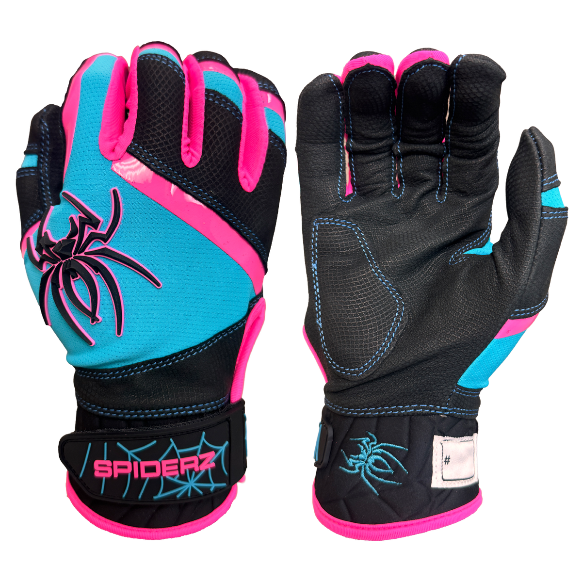 Spiderz PRO PREMIER Batting Gloves - Black Vice – Spiderz Sports Spiderz PRO PREMIER Batting Gloves - Black Vice – Spiderz Sports