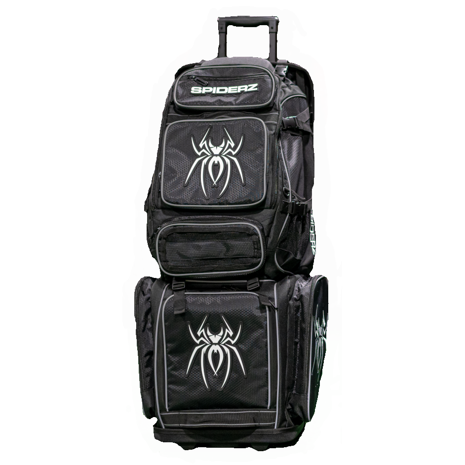 Spiderz "TARANTULA" Roller Bat BagBat Pack Combo Black/White