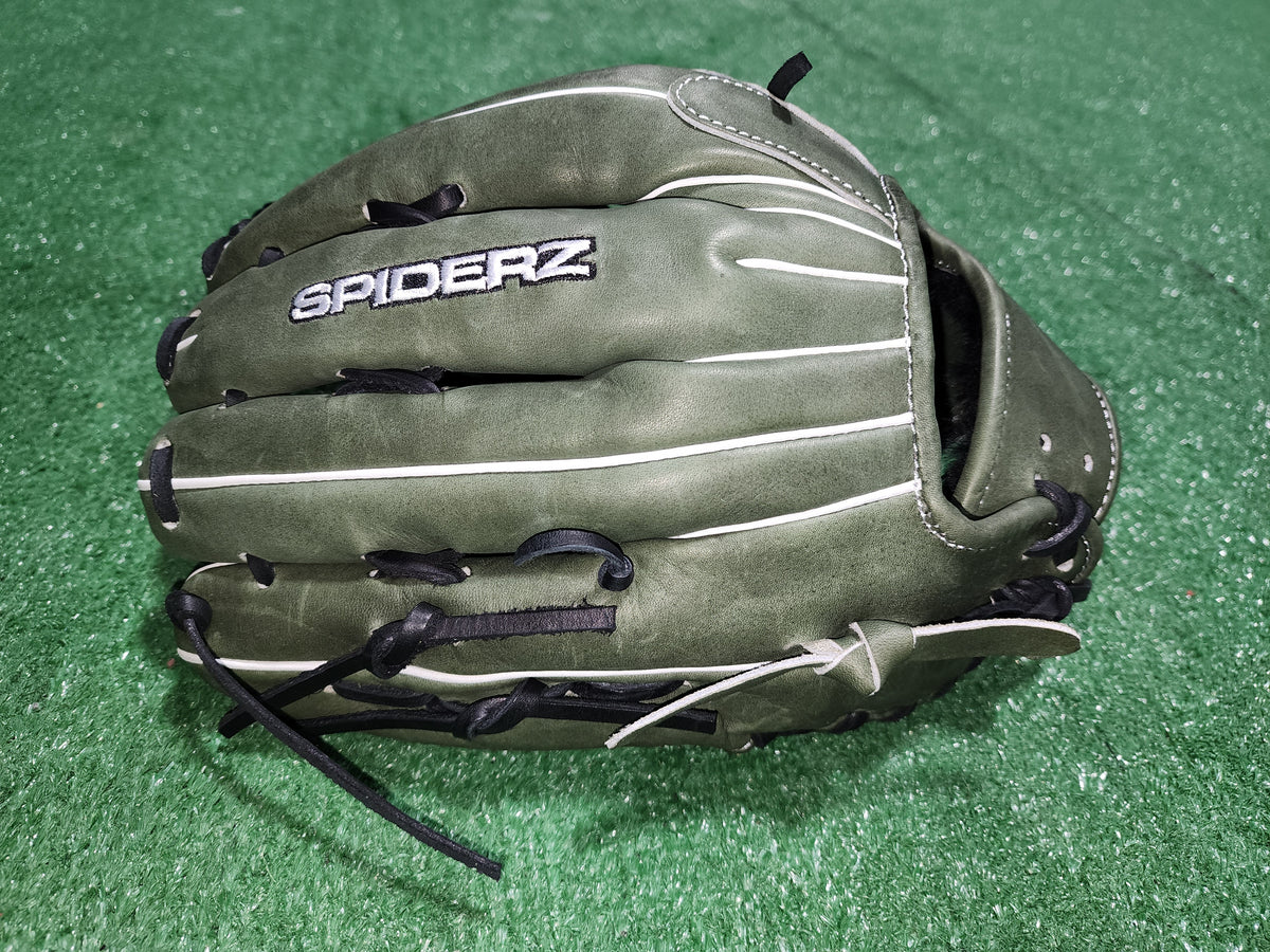 PREMIER Fielding Glove Military Green (Olive)/Black/White H Web