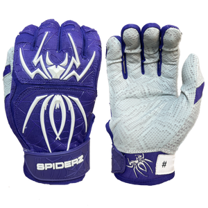 2024 Spiderz ENDITE Batting Gloves - Purple/White