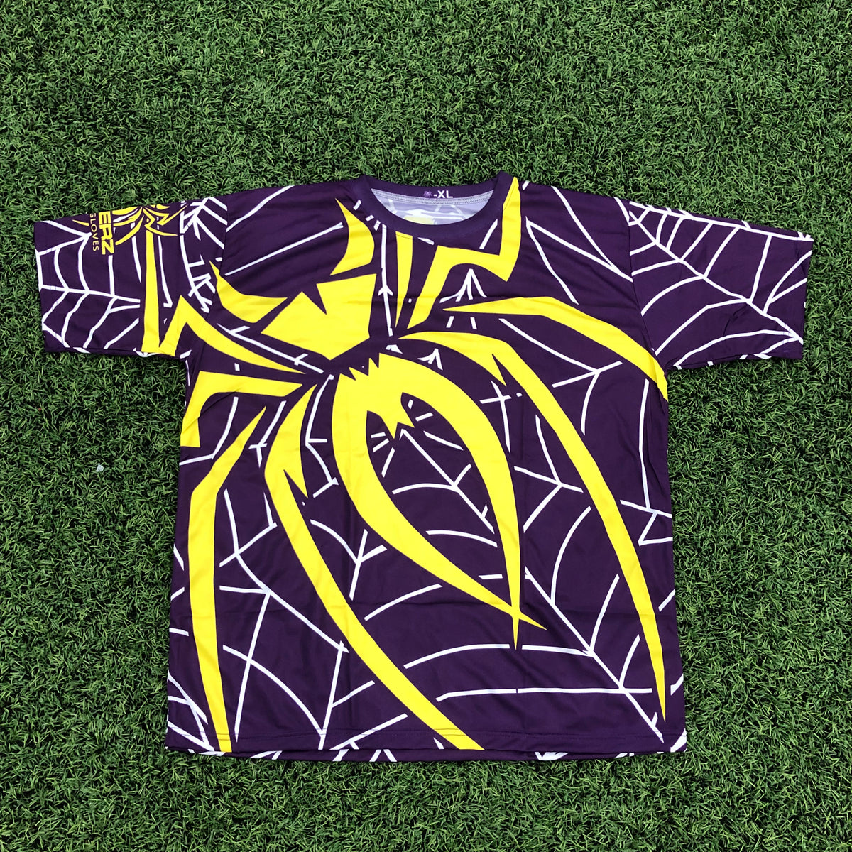 *Pre-Order* Spiderz Full Dye Jersey Buy In - Black/Carolina Blue/Silver