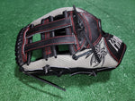 Load image into Gallery viewer, PREMIER KARMA Fielding Glove - Grey Snake Skin/Black/Red - 13&quot; - H Web - LHT
