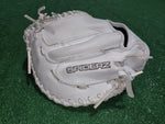 Load image into Gallery viewer, PREMIER Fielding Glove - White/Silver - Fastpitch Catchers - RHT
