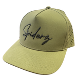 Load image into Gallery viewer, Spiderz Performance Golf Snapback Hat - Military Green/Black
