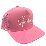 Load image into Gallery viewer, Spiderz Performance Golf Snapback Hat - Pink/White
