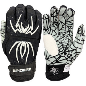 Spiderz HYBRID Batting Gloves - Black/White