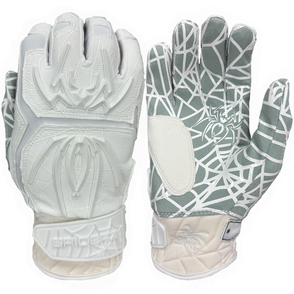 Gants De Baseball Hybrides Spiderz Pour Jeunes – Rose Et Blanc – Taille XL Jeunesse