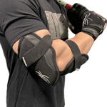 Load image into Gallery viewer, '26 Spiderz Elbow/Arm Guard - Black/White

