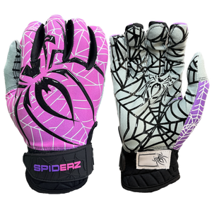 2024 Spiderz HYPER LITE Batting Gloves - Purple/Pink/Black