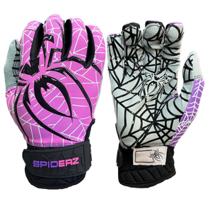 2024 Spiderz HYPER LITE Batting Gloves Purple Pink Black