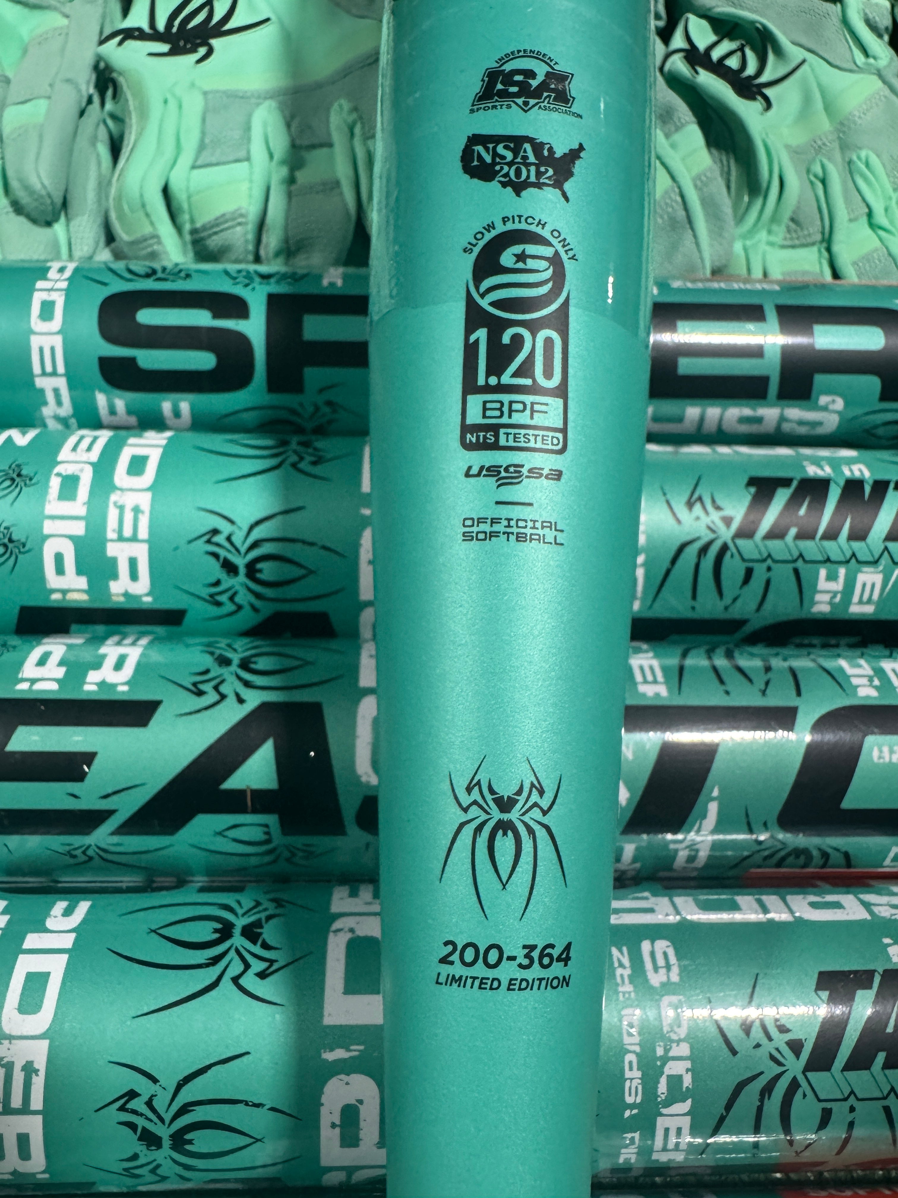 '25 Spiderz/Easton Tantrum MINT | 12.75" Barrel | Loaded | 1pc | 240 USSSA Slow Pitch Softball Bat