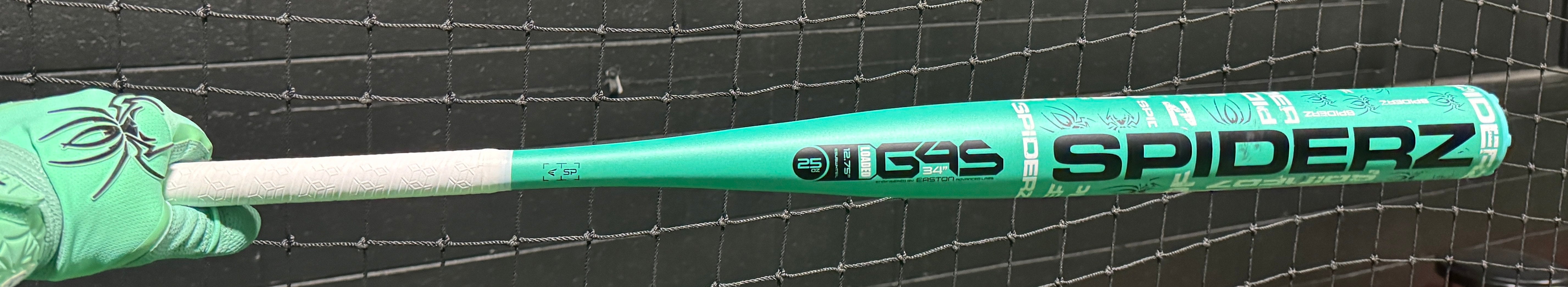 '25 Spiderz/Easton Tantrum MINT | 12.75" Barrel | Loaded | 1pc | 240 USSSA Slow Pitch Softball Bat