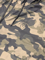Load image into Gallery viewer, Spiderz Windbreaker Jacket - Green Camo/Black
