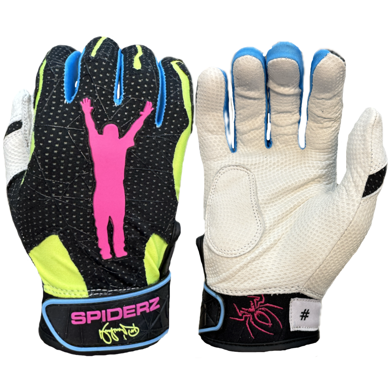 Spiderz PRO Batting Gloves - Manny Ramirez Signature Series - WHACKD