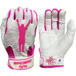 Load image into Gallery viewer, Spiderz PRO Batting Gloves - Manny Ramirez Signature Series - White/Pink
