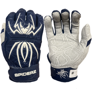 2024 Spiderz ENDITE Batting Gloves - Navy Blue/White