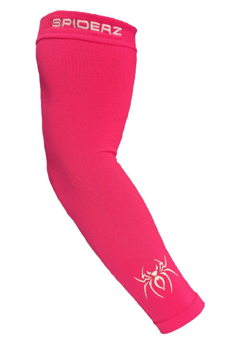 **NEW** Spiderz Graduated Compression Arm Sleeve - PINK