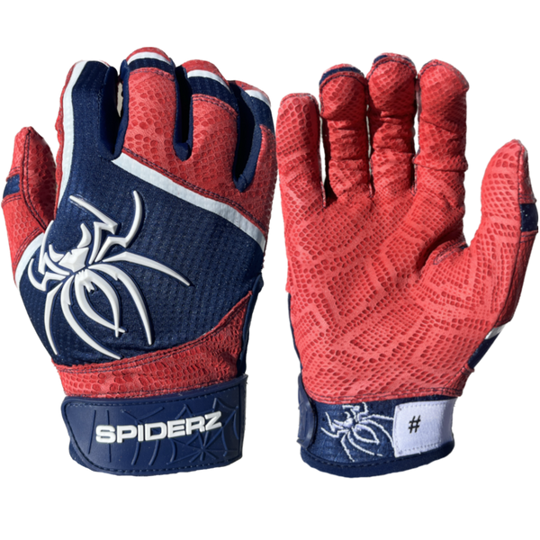 Blue and red batting gloves hotsell