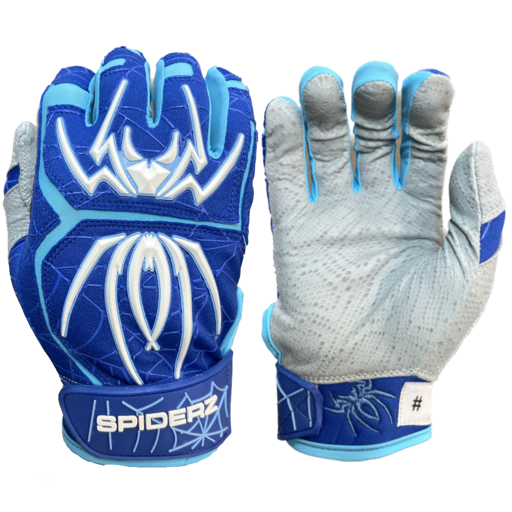 Bird blue batting gloves sales