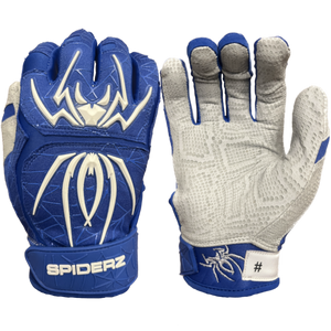 2024 Spiderz ENDITE Batting Gloves - Royal Blue/White