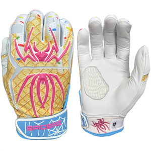 Spiderz ENDITE LTD "Smooth Palm" Batting Gloves - "Sprinkles"