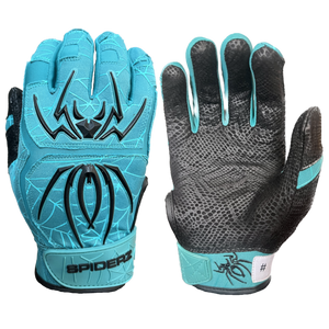 2024 Spiderz ENDITE Batting Gloves Teal Black