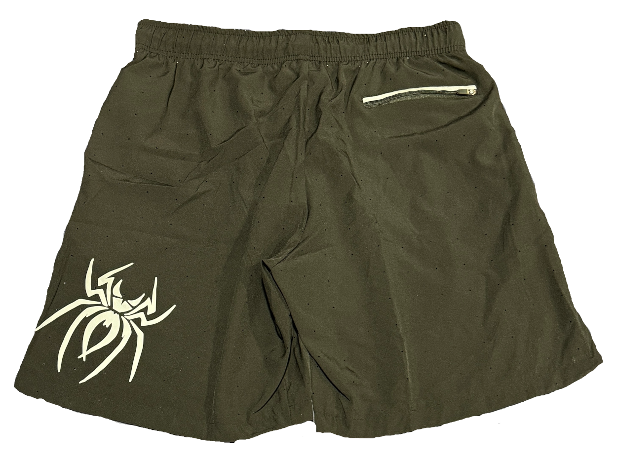 Spiderz Men's Vented Training Shorts - Black