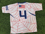Load image into Gallery viewer, *Pre-Order* Spiderz Full Dye Jersey Buy In - White/Navy/Red
