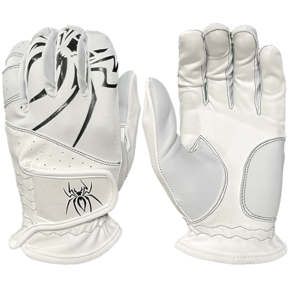 Spiderz "Gimme" Golf Glove - White/Black