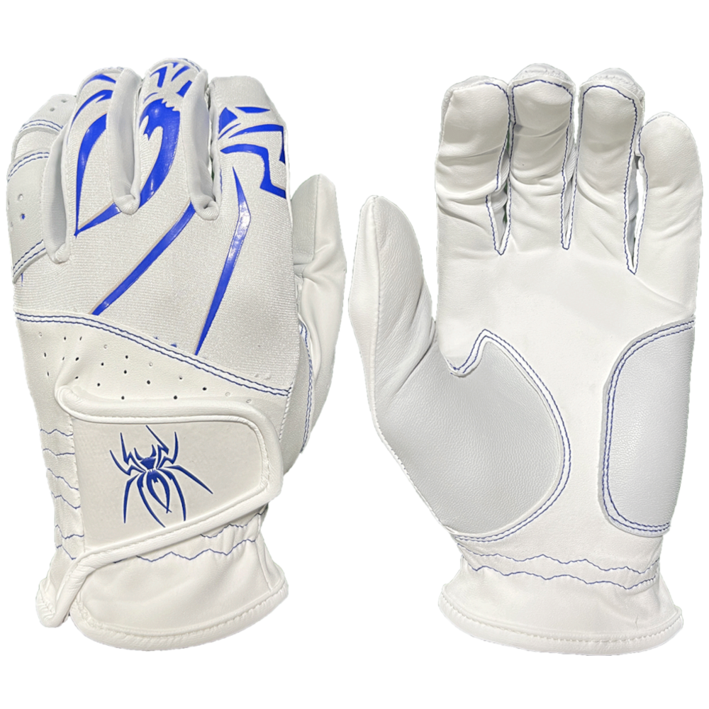 Spiderz "Gimme" Golf Glove - White/Royal Blue
