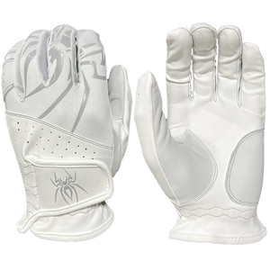 Spiderz "Gimme" Golf Glove - White/Silver
