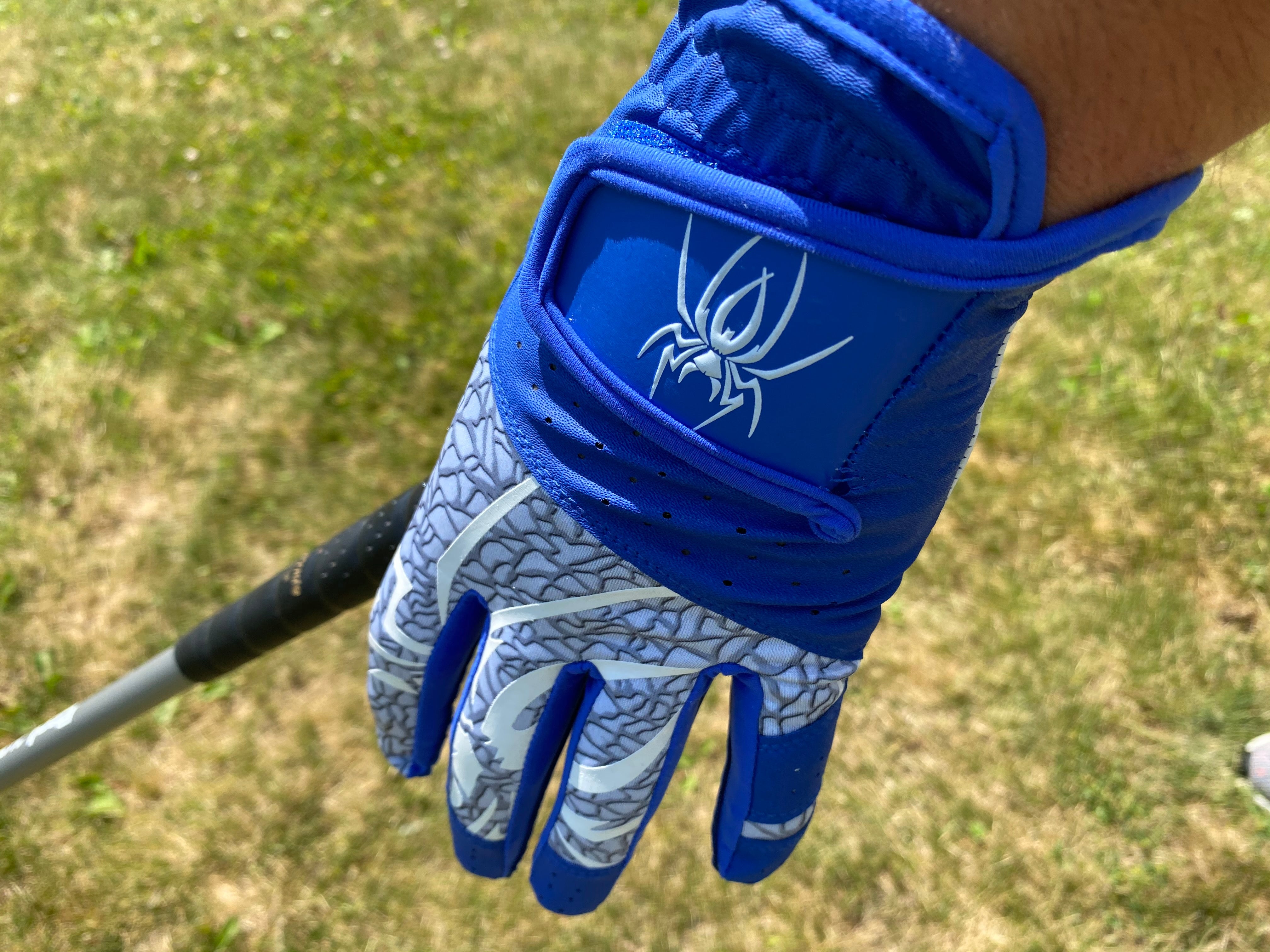 Spiderz “Buzzard”  Golf Glove - Royal Blue/White