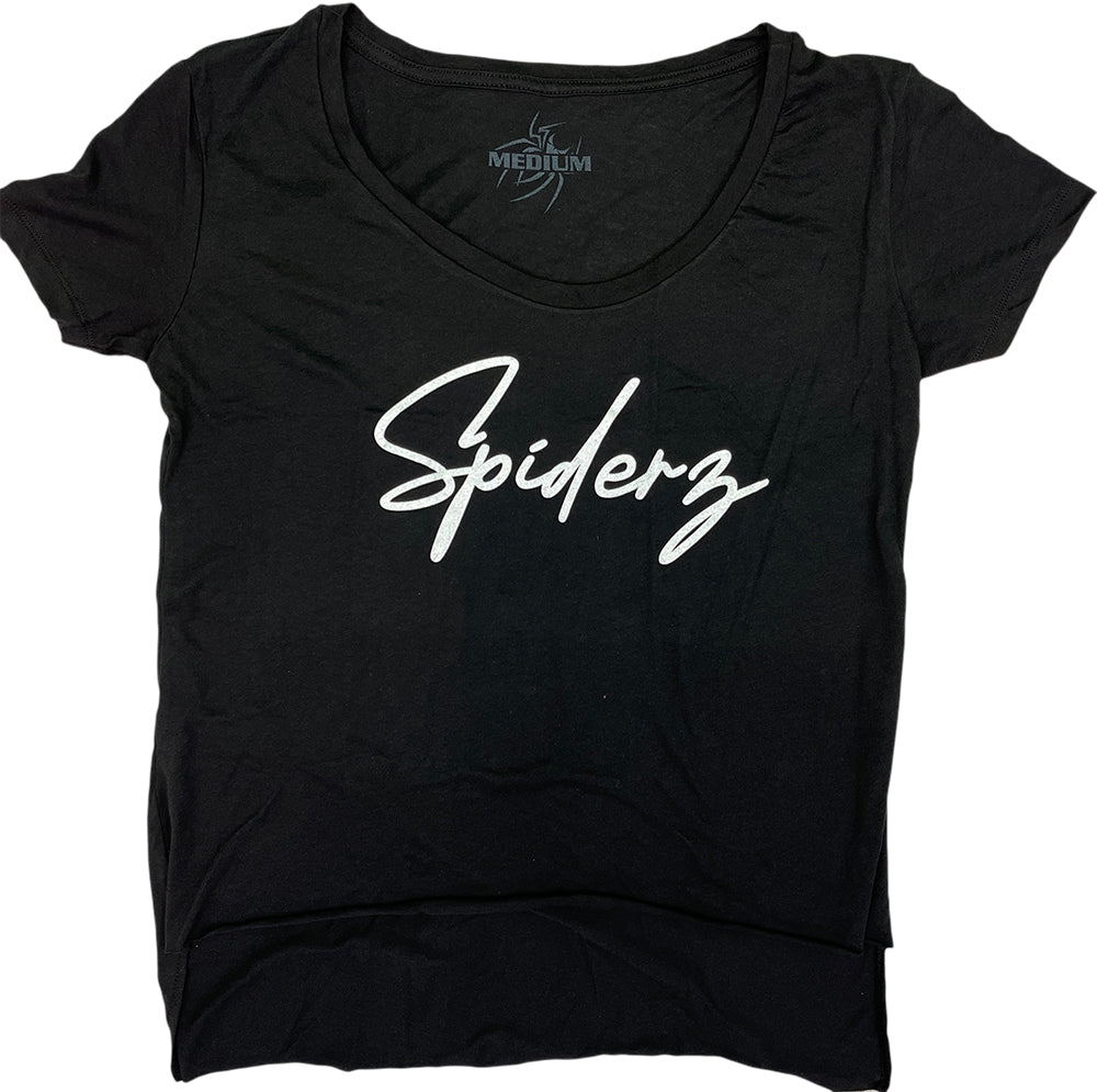 Spiderz Women's Full Length T-shirt - Black