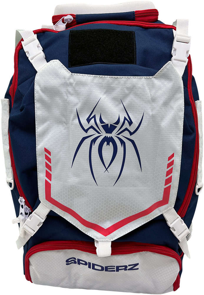 Spiderz 'Industry' Bat Pack - White/Navy Blue/Red – Spiderz Sports