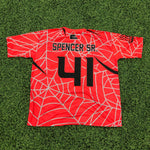 Load image into Gallery viewer, *Pre-Order* Spiderz Full Dye Jersey Buy In - Red/Black/Silver
