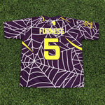 Load image into Gallery viewer, *Pre-Order* Spiderz Full Dye Jersey Buy In - Purple/Yellow/White
