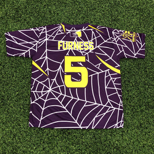 *Pre-Order* Spiderz Full Dye Jersey Buy In - Purple/Yellow/White