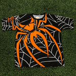 Load image into Gallery viewer, *Pre-Order* Spiderz Full Dye Jersey Buy In - Black/Orange/White

