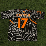 Load image into Gallery viewer, *Pre-Order* Spiderz Full Dye Jersey Buy In - Black/Orange/White
