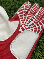 Load image into Gallery viewer, Spiderz “Buzzard”  Golf Glove - Red/White
