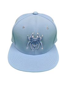 Spiderz Pro Player Performance Hat - Columbia Blue/White