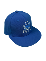 Load image into Gallery viewer, Spiderz Pro Player Performance Hat - Royal Blue/White
