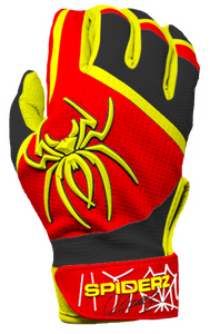 2023 Spiderz PRO Batting Gloves - Oneil Cruz Signature Series #1 Red/Yellow