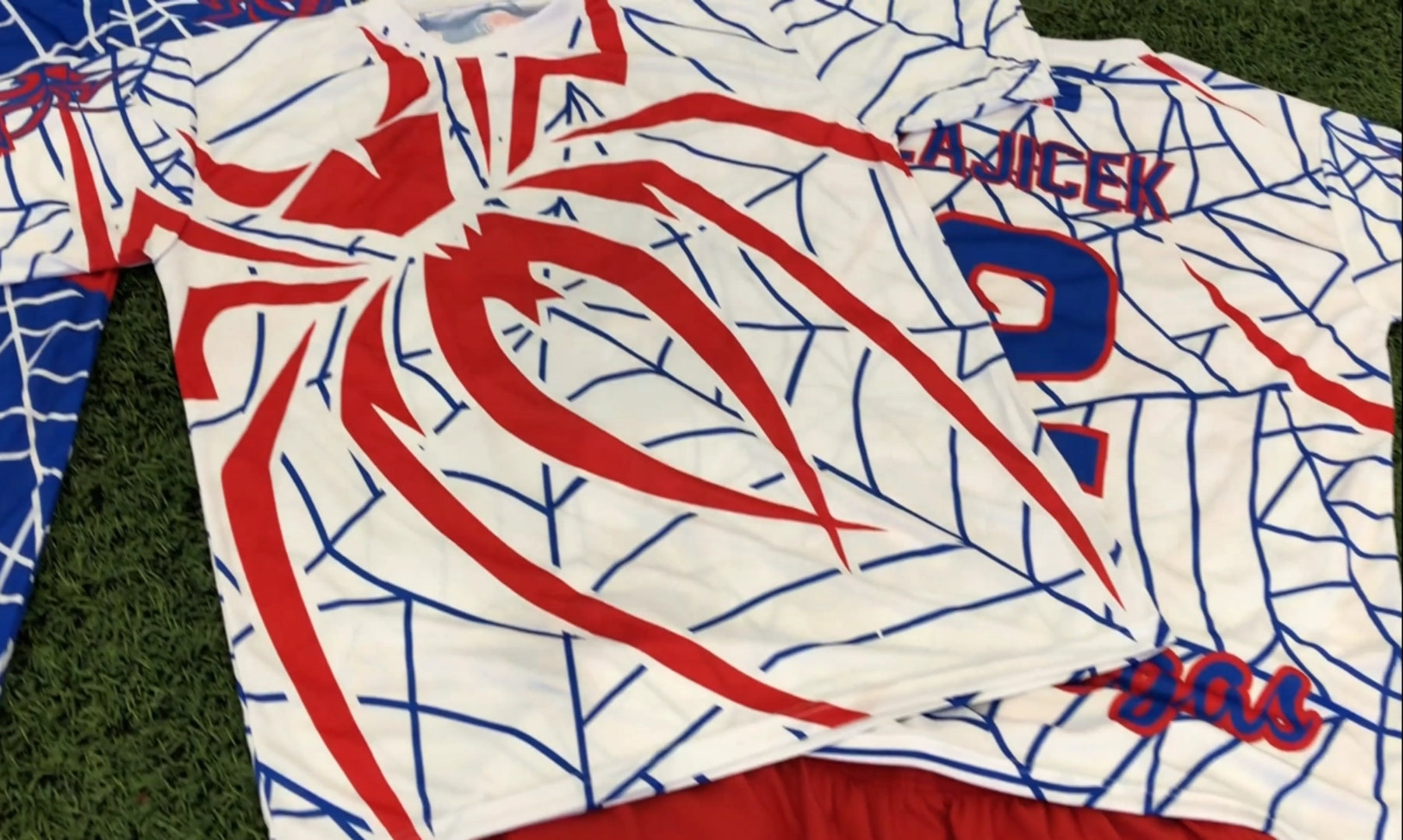 *Pre-Order* Spiderz Full Dye Jersey Buy In - White/Red/Royal Blue