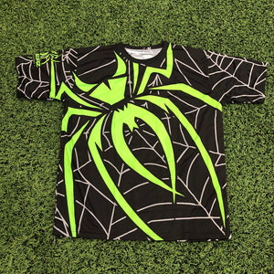*Pre-Order* Spiderz Full Dye Jersey Buy In - Black/Neon Green/Silver