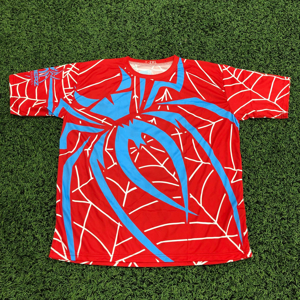 *Pre-Order* Spiderz Full Dye Jersey Buy In - Red/Carolina Blue/White
